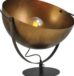 Online Masterlight Tischleuchte Messing Antik beweglich Ø50cm LARINO