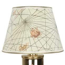 Laura Suardi Tischleuchte Messing Maritim H:30cm extravagant* Metall Lampen|Messinglampen