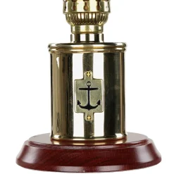 Laura Suardi Tischleuchte Messing Maritim H:30cm extravagant* Metall Lampen|Messinglampen