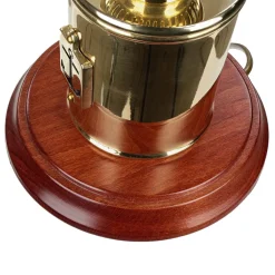 Laura Suardi Tischleuchte Messing Maritim H:30cm extravagant* Metall Lampen|Messinglampen