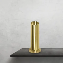 Giovanni Battista Tischleuchte Messing massiv H: 27 cm Ø 8,5 cm schmal klein* Messinglampen|Lampen Aus Aller Welt