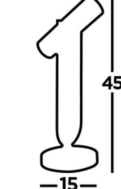 Clearance Searchlight Tischleuchte Metall 45 cm GU10 Schwarz verstellbar