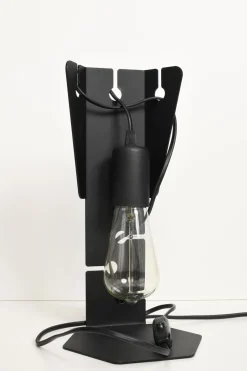 Best Sollux Tischleuchte Metall Schwarz 31 cm klein dekorativ E27