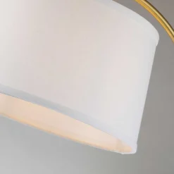 Clearance Elstead Tischleuchte Metall Stoff 62,6 cm Modern BOTELLA