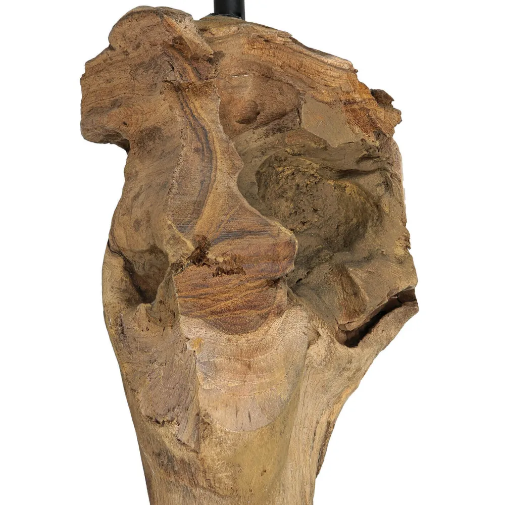 Invicta Interior Tischleuchte Modern kunstvoll 45cm Tischlampe Natur* Holzlampen|Lampen Treibholz