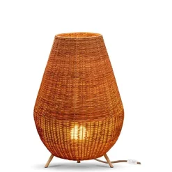 Sale Newgarden Tischleuchte Rattan 72 cm Dreibein Kabel Stecker E27