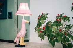 New Happy Lamps Tischleuchte Rosa Flamingo 77,5 cm Wohnzimmer Kinder