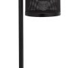 Sigma Tischleuchte Schwarz Gold Metall Leselicht 45 cm E27* Tischlampen|Schlafzimmer Lampen