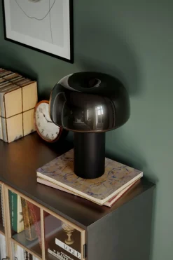 New By Rydéns Tischleuchte Schwarz Metall H: 41 cm Kabelschalter kippbar