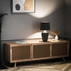 Elstead Tischleuchte Schwarz Silber 56,2 cm hoch E27 Keramik Stoff* Wohnzimmerlampen|Stofflampen