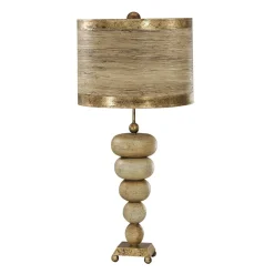 Elstead Tischleuchte TRIANA 79cm Bronze Stein Bodenlampe* Tischlampen|Retro Lampen