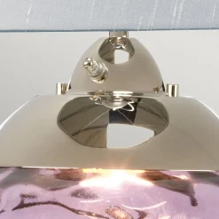 Sale Elstead Tischleuchte Violett Silber 71,5 cm E27 beleuchteter Fuß LED GU10