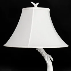 Hot Easylight Tischleuchte Weiß Geweih Optik