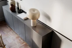 By Rydéns Tischleuchte Weiß H: 41 cm kippbar Metall Kabelschalter E27* Wohnzimmerlampen|Schlafzimmer Lampen