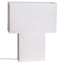 By Rydéns Tischleuchte Weiß Papier Metall 40 cm hoch 2x E27* Wohnzimmerlampen|Schlafzimmer Lampen