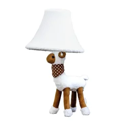 New Happy Lamps Tischleuchte Weiß Schaf 48 cm inkl. LED Kinderzimmer