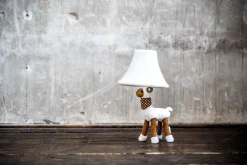 New Happy Lamps Tischleuchte Weiß Schaf 48 cm inkl. LED Kinderzimmer