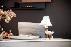 New Happy Lamps Tischleuchte Weiß Schaf 48 cm inkl. LED Kinderzimmer