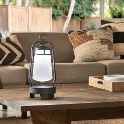 Elstead Tragbare LED Außenleuchte Smart Home mit Lautsprecher