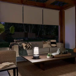 Elstead Tragbare LED Außenleuchte Smart Home mit Lautsprecher