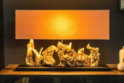 Outlet Invicta Interior Treibholz Tischlampe PECIOS Modern Design Unikat