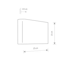 Sale Easylight Up- & Down Wandleuchte HAGA in Graphit 2-flmg