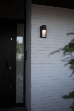 Clearance Eco-Light Up Down Außenleuchte Aluminium H:22 cm IP54 GU10 Wand