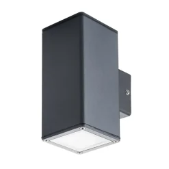 Kanlux UP Down Außenleuchte Anthrazit Aluminium Glas IP44* Außenwandleuchten|Moderne Lampen