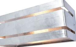 Eco-Light Up Down Außenleuchte Metall in Zink 25 cm IP54 GU10* Metall Lampen|Außenwandleuchten