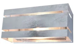 Eco-Light Up Down Außenleuchte Metall in Zink 25 cm IP54 GU10* Metall Lampen|Außenwandleuchten