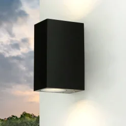 Sale Easylight Up Down Leuchte Außen Wandlampe Strahler Schwarz Antik AALBORG Außenwandleuchte