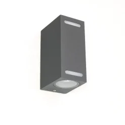 Easylight Up Down Wandlampe AALBORG Aluminium eckig IP44 Haus* Moderne Lampen|Fassadenstrahler