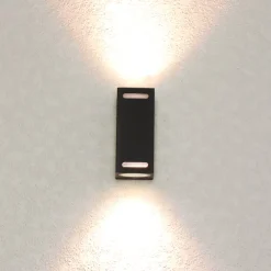 Easylight Up Down Wandlampe AALBORG Aluminium eckig IP44 Haus* Moderne Lampen|Fassadenstrahler