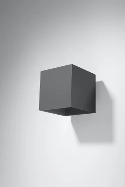 Sollux Up Down Wandlampe GEO Anthrazit B:10cm G9 Flur* Wandleuchten|Flurlampen