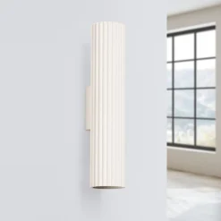 Sollux Up Down Wandlampe H: 30 cm Creme GU10 2-flammig länglich* Flurlampen|Wohnzimmerlampen