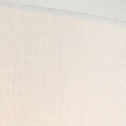 Elstead Up Down Wandlampe Stoff Creme Chrom E27 GRASTA* Wandleuchten|Flurlampen