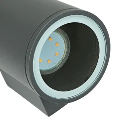 SU-MA Up Down Wandleuchte Außen Anthrazit Aluminium IP54* Metall Lampen|Feuchtraumleuchten