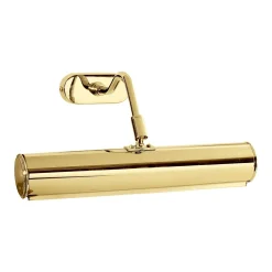 Giovanni Battista Vergoldete Bilderleuchte Messing 24 K B: 30 cm schwenkbar E14* Wandleuchten|Badezimmer Lampe