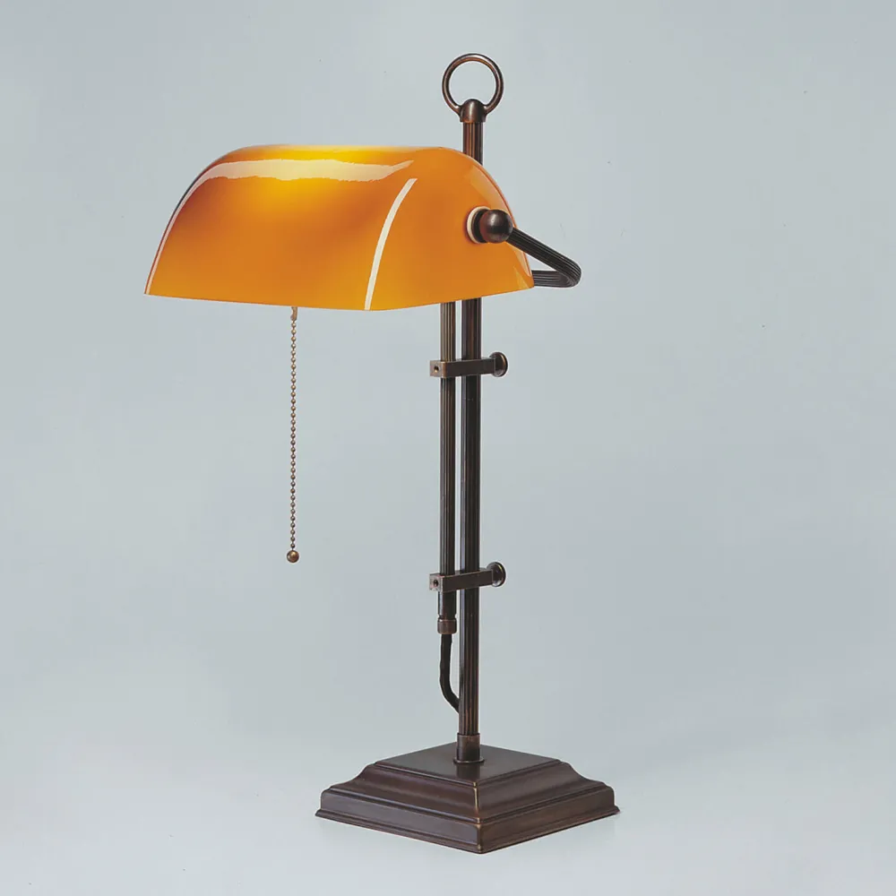 Outlet Berliner Messingleuchten Verstellbare Jugendstil Bankerlampe Antik