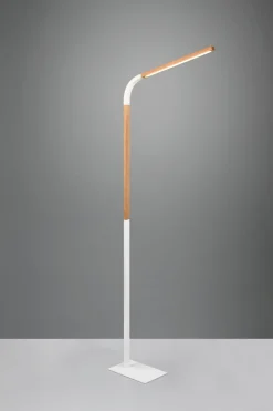 Outlet Trio Reality Verstellbare LED Stehlampe dimmbar Metall Weiß 1400 lm
