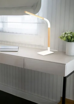 Online Trio Reality Verstellbare LED Tischlampe dimmbar Metall Weiß 7 W