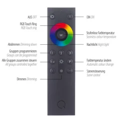 Paul Neuhaus Verstellbare LED Wandspot in Stahl RGB dimmbar T:16 cm* Wandleuchten|Flurlampen