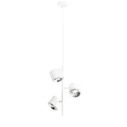 ALDEX Verstellbare Pendelleuchte Weiß 3-flammig GU10 Metall* Bürolampen|Schlafzimmer Lampen