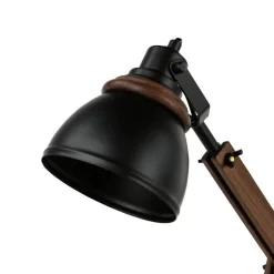 Best Easylight Verstellbare Schreibtischlampe Retro Metall Holz E14