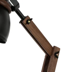 Best Easylight Verstellbare Schreibtischlampe Retro Metall Holz E14