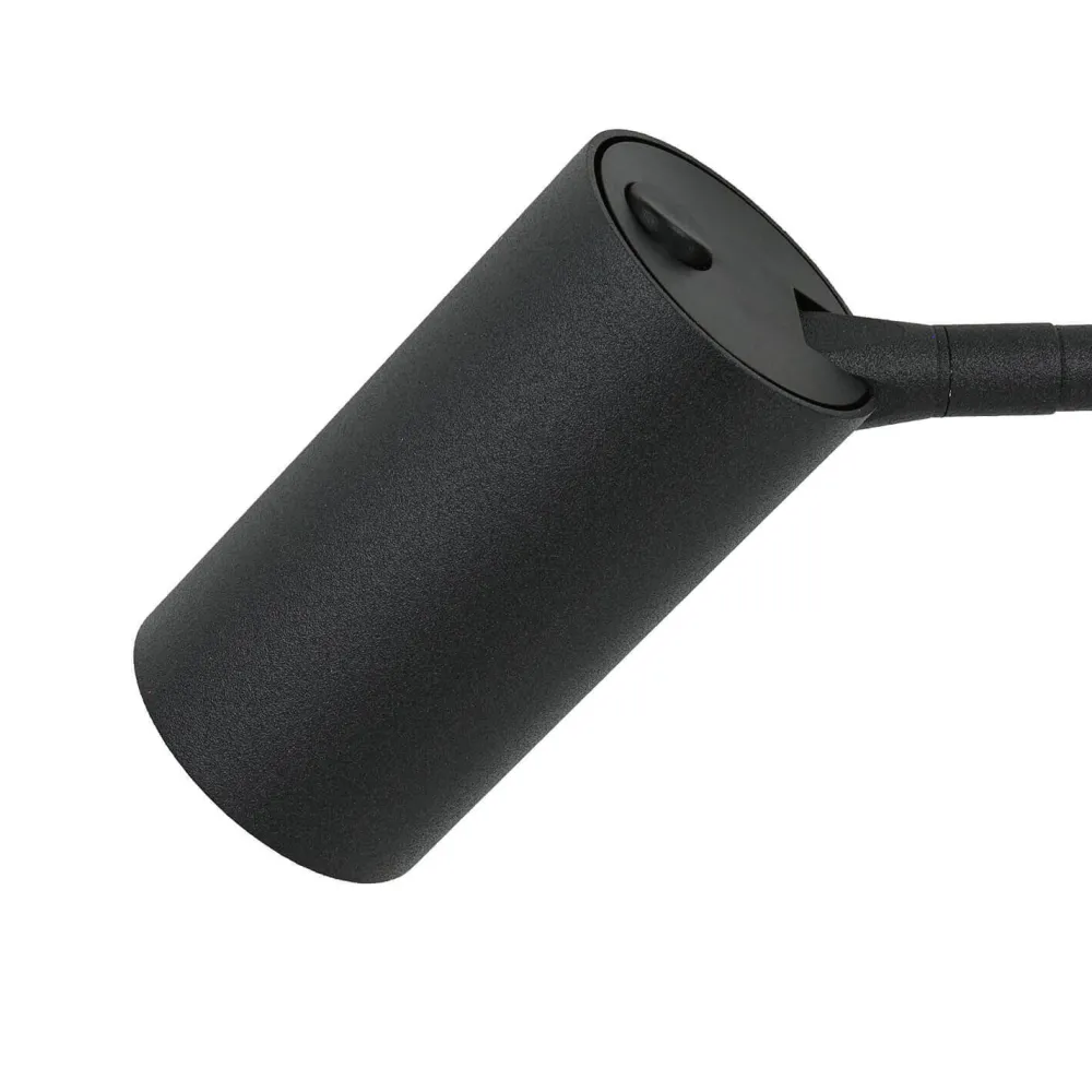 Nowodvorski Verstellbare Stehlampe Wohnzimmer Schwarz Metall 124cm* Moderne Lampen|Wohnzimmerlampen