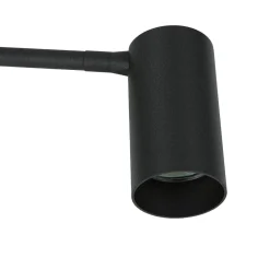 Nowodvorski Verstellbare Stehlampe Wohnzimmer Schwarz Metall 124cm* Moderne Lampen|Wohnzimmerlampen