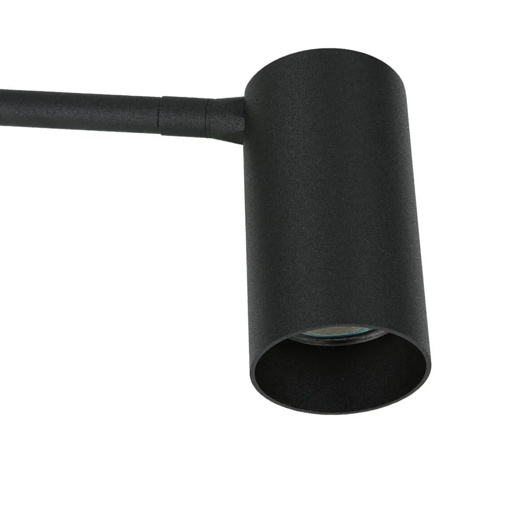 Nowodvorski Verstellbare Stehlampe Wohnzimmer Schwarz Metall 124cm* Moderne Lampen|Wohnzimmerlampen