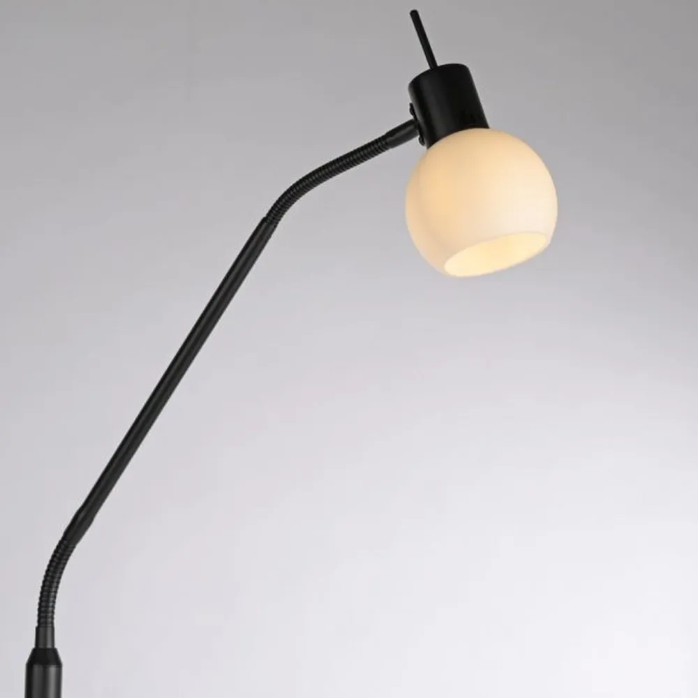 Just Light Verstellbare Stehleuchte Glasschirm blendarm inkl E14* Wohnzimmerlampen|Metall Lampen