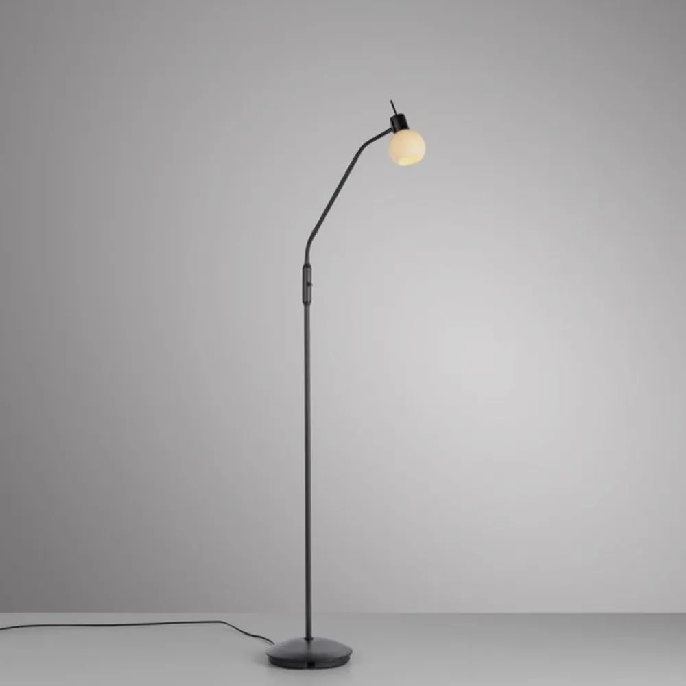 Just Light Verstellbare Stehleuchte Glasschirm blendarm inkl E14* Wohnzimmerlampen|Metall Lampen